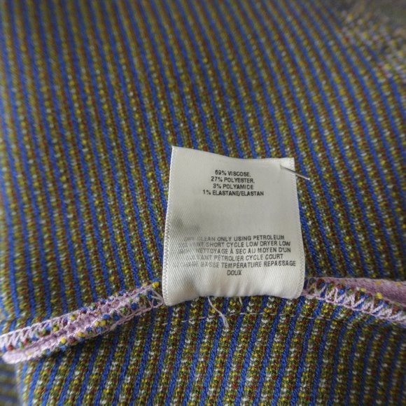 NEW OSCAR DE LA RENTA Jacquard-Knit Passionflower Dress size XS #1177 - Picture 12 of 12